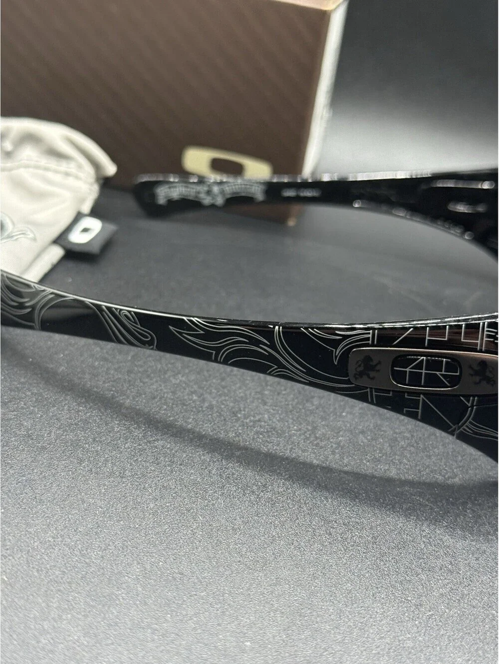 Oakley Hijinx Stephen Murray Polished Black w/Black Iridium Lenses 24-027